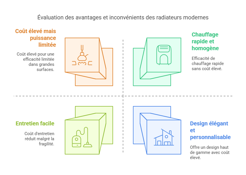 Les différents types de radiateurs en verre